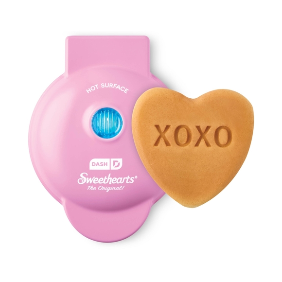 NEW Dash Sweethearts Mini Waffle Maker - Pink - Picture 1 of 6
